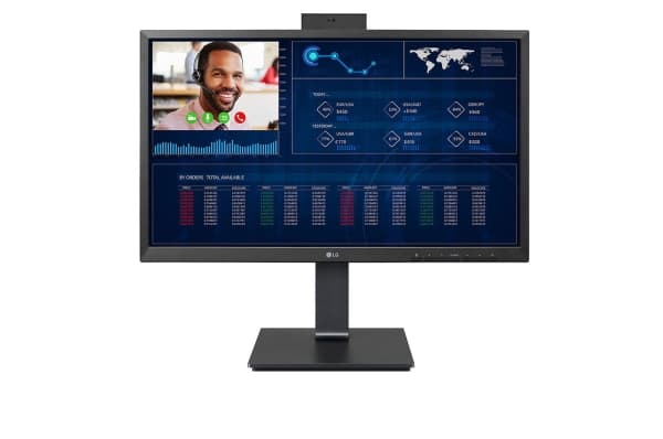 LG 24CQ651W-BP, 60.5 cm (23.8"), Full HD, Intel® Pentium®, 8 GB, 256 GB, Windows 10 IoT Enterprise musta