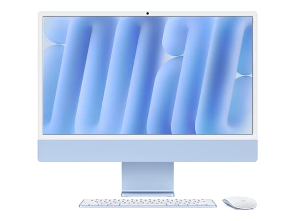 Apple iMac 24-inch with Retina 4.5K display: M4 chip with 10-core CPU and 10-core GPU, 16GB, 256GB SSD - Blue, 59.7 cm (23.5"), 4.5K Ultra HD, Apple