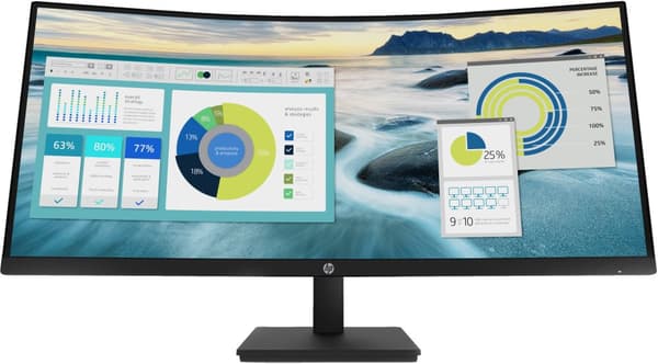 HP P34hc G4 WQHD USB-C välvd bildskärm