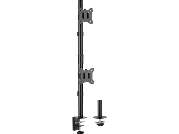 InLine® bordfeste, for 2x LCD/LED-skjermer på opptil 81 cm (32"), maks. 9 kg Sort