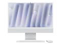 Pikkukuva 3 / 5: Apple iMac 24-inch with Retina 4.5K display, Nano-texture glass: M4 chip with 10-core CPU and 10-core GPU, 256GB SSD, 16GB - Silver, 59.7 cm (23.5"),