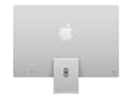 Pikkukuva 1 / 5: Apple iMac 24-inch with Retina 4.5K display, Nano-texture glass: M4 chip with 10-core CPU and 10-core GPU, 256GB SSD, 16GB - Silver, 59.7 cm (23.5"),