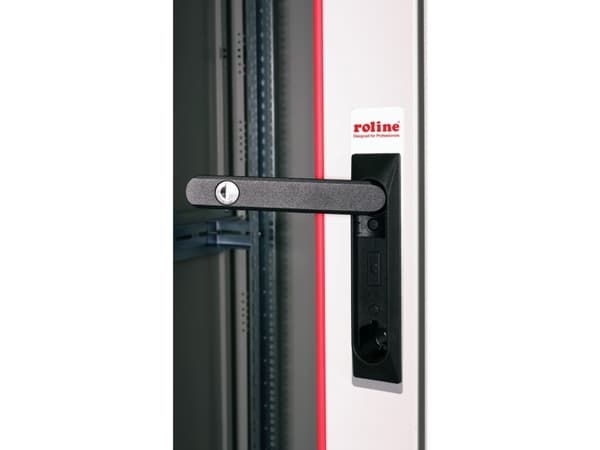 ROLINE 26.21.0039, Fristående rack, 32U, 600 kg, Kuggskenor, Justerbara fötter, 77 kg