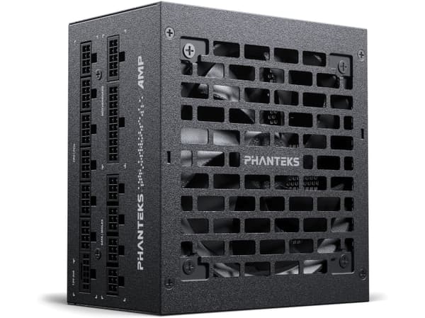 PHANTEKS AMP GH 1200W 80 PLUS Platinum strømforsyning, PCIe 5.1, ATX 3.1 - 1200 Watt, svart