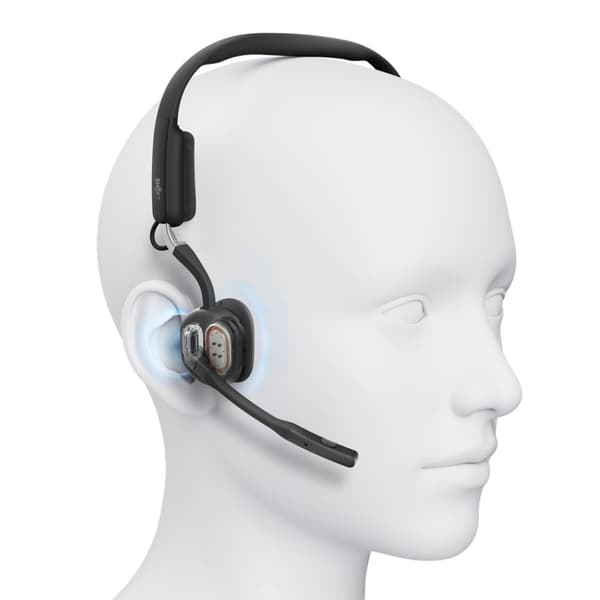 SHOKZ C610-AN-BK hörlur och headset Trådlös Öronkrok Kontor/callcenter Bluetooth Svart