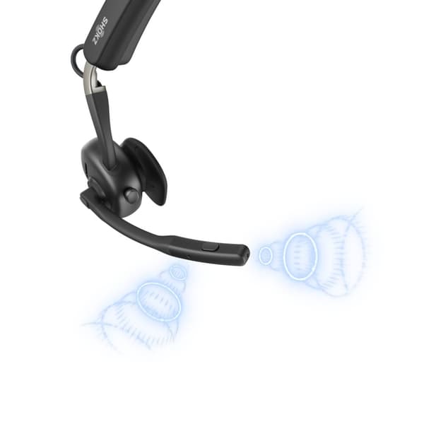 SHOKZ C610-AN-BK hörlur och headset Trådlös Öronkrok Kontor/callcenter Bluetooth Svart