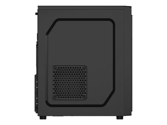 NATEC Aracanta, Midi Tower, PC, Sort, ATX, micro ATX, Mini-ITX, Acrylonitrilbutadienstyren, Metal, 16,4 cm