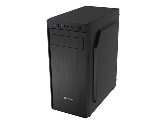 NATEC Aracanta, Midi Tower, PC, Sort, ATX, micro ATX, Mini-ITX, Acrylonitrilbutadienstyren, Metal, 16,4 cm