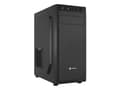 Miniatyrbild 1 av 5: NATEC Aracanta, Midi Tower, PC, Sort, ATX, micro ATX, Mini-ITX, Acrylonitrilbutadienstyren, Metal, 16,4 cm