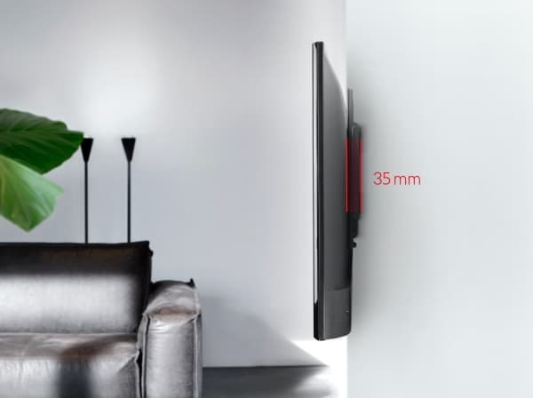 One For All Dynamic Line WM5620, 106,7 cm (42"), 2,54 m (100"), 100 x 100 mm, 600 x 400 mm, -7,5 - 7,5°, Sort