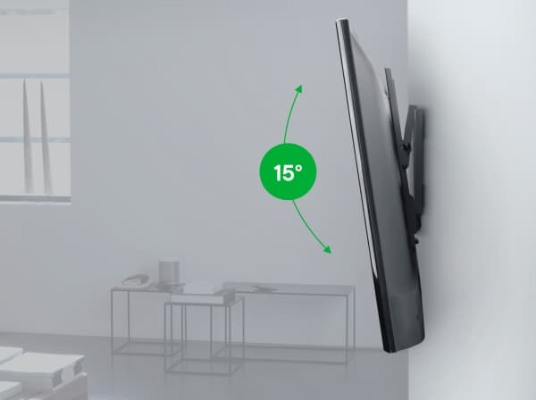 One For All Dynamic Line WM5620, 106,7 cm (42"), 2,54 m (100"), 100 x 100 mm, 600 x 400 mm, -7,5 - 7,5°, Sort