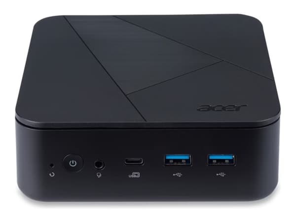 Acer Veriton NUC VN1502G-12N0U - Barebone - mini-PC 1 x N-series N100 / upp till 3.4 GHz - RAM 4 GB - SSD 128 GB - UHD Graphics - IEEE 802.11ax (Wi-F