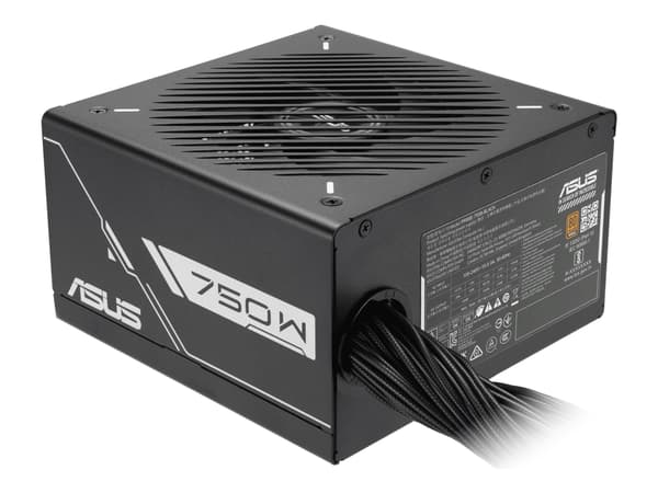 ASUS Prime -750B-BLACK, 750 W, 100 - 240 V, Aktiv, 120 W, 750 W, 120 W Sort