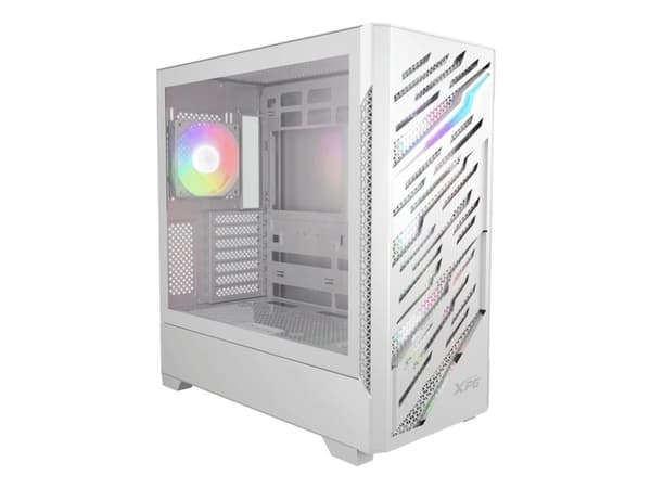 XPG STARKER AIR BTF, Midi Tower, PC, Vit, ATX, EATX, micro ATX, Mini-ITX, SPCC, Härdat glas, Spela