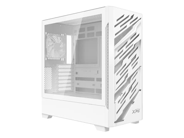 XPG STARKER AIR BTF, Midi Tower, PC, Vit, ATX, EATX, micro ATX, Mini-ITX, SPCC, Härdat glas, Spela Vit