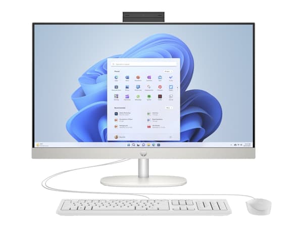 HP 27-cr0106ng - Allt-i-ett Core i5 1335U / upp till 4.6 GHz - RAM 16 GB - SSD 512 GB - NVMe - Intel Iris Xe-grafik - Gigabit Ethernet, Bluetooth 5.3
