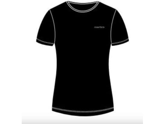 Martes T-skjorte for kvinner LADY BISIC svart størrelse L