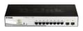 Miniatyrbild 1 av 2: D-Link DGS-1210-10P nätverksswitchar hanterad L2 Gigabit Ethernet (10/100/1000) Strömförsörjning via Ethernet (PoE) stöd 1U Svart