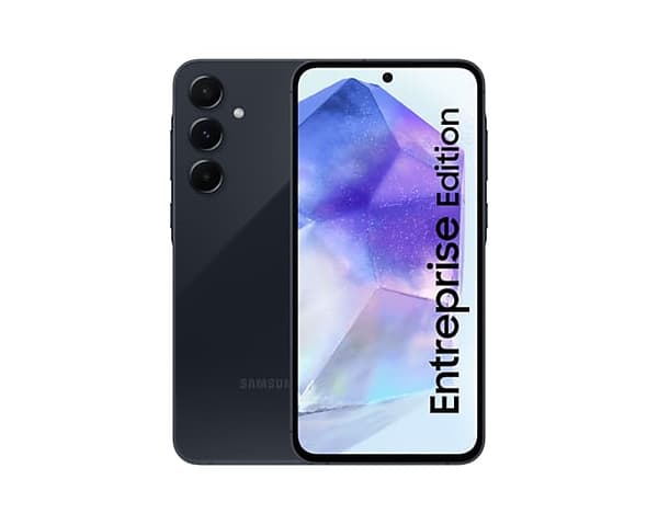 Samsung Galaxy A55 5G Enterprise Edition 16,8 cm (6.6") Hybrid Dual SIM Android 14 USB Type-C 8 GB 128 GB 5000 mAh Marinblå Marinblå