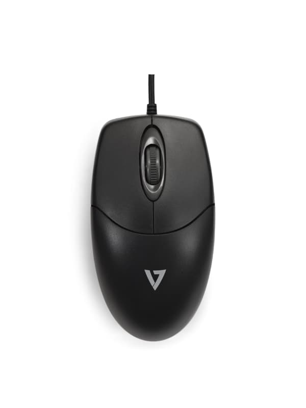 V7 CKU700DE tangentbord Mus inkluderad Universal USB tyska Svart
