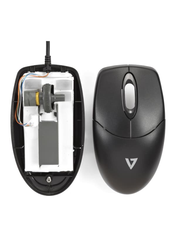 V7 CKU700DE tangentbord Mus inkluderad Universal USB tyska Svart