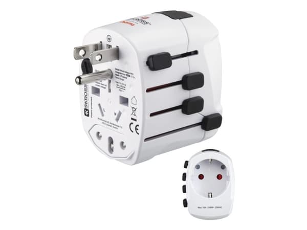 Hama Weltreisestecker World Travel Pro, 3-polig (00139532)