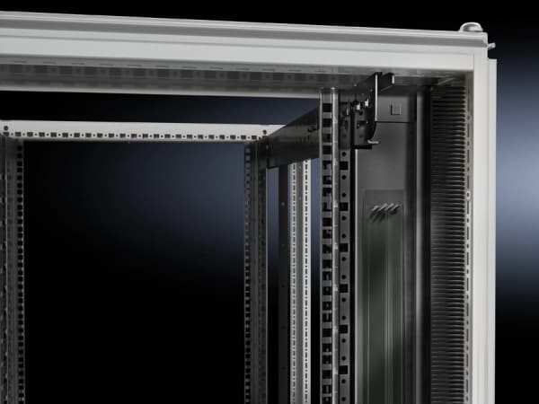 Rittal - Rack air baffle plate - 482.6 mm (19") mounting angles, standard - RAL 9005 - 19"