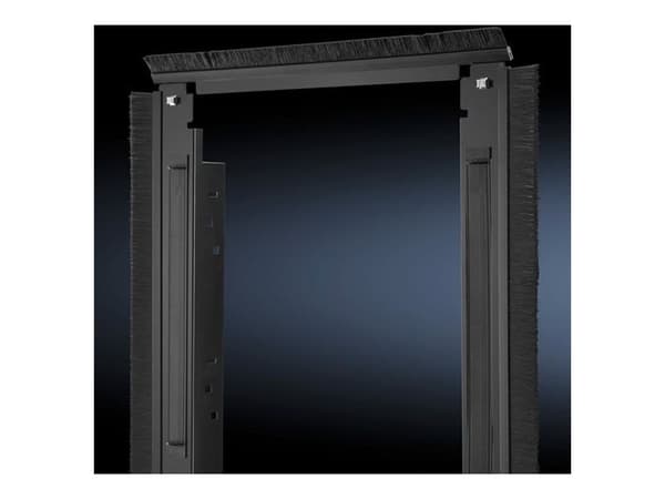 Rittal - Rack air baffle plate - 482.6 mm (19") mounting angles, standard - RAL 9005 - 19"