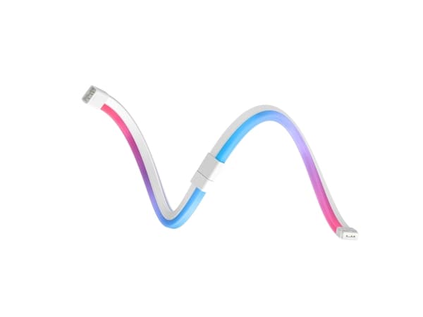 DeepCool EA080, Universal, LED Strip, Akrylnitril Butadien Styrene, Silikon, Gjennomsiktig, Hvit, Flerfarget, 3 Pins