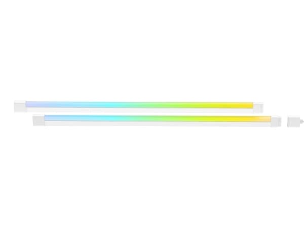 DeepCool EA080, Universal, LED Strip, Akrylnitril Butadien Styrene, Silikon, Gjennomsiktig, Hvit, Flerfarget, 3 Pins
