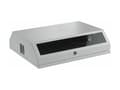 Miniatyrbilde 4 av 5: Lanview by Logon - Rack skap - 3U (Rotatable) + 5U (Horizontal), 537 x 475mm, slim - veggmonterbar - hvit - 8U - 19"