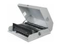 Miniatyrbilde 2 av 5: Lanview by Logon - Rack skap - 3U (Rotatable) + 5U (Horizontal), 537 x 475mm, slim - veggmonterbar - hvit - 8U - 19"