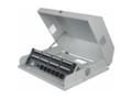 Miniatyrbilde 1 av 5: Lanview by Logon - Rack skap - 3U (Rotatable) + 5U (Horizontal), 537 x 475mm, slim - veggmonterbar - hvit - 8U - 19"
