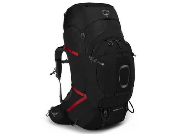 Osprey Aether Plus 100l svart turryggsekk