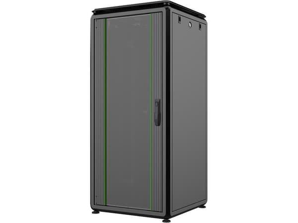 Lanview by Logon Data Line - Telinekaappi - 600 x 600 mm, datalinja - vapaasti seisova - musta - 26U - 19"