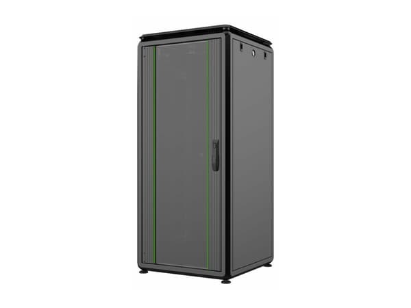 Lanview by Logon Data Line - Telinekaappi - 600 x 600 mm, datalinja - vapaasti seisova - musta - 26U - 19"