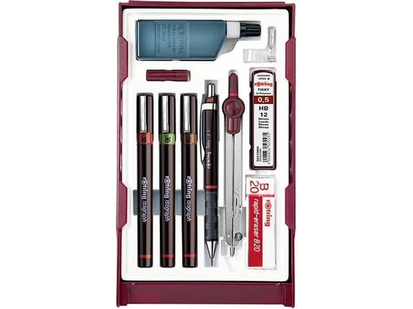 Rotring S0699420, Mekanisk blyant, Teknisk penn, 0.1,0.3,0.5 mm, 1 stykker