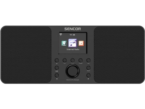 Sencor Internet Radio 2x10W,WiFi,FM,DAB+,USB, LCD korkeusasema