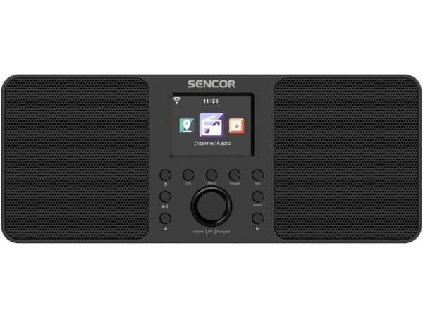 Sencor Internet Radio 2x10W,WiFi,FM,DAB+,USB, LCD korkeusasema