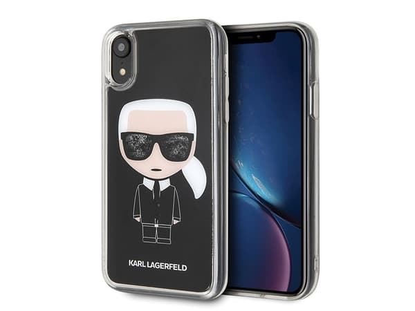 Karl Lagerfeld KLHCI61ICGBK iPhone Xrblack/black Iconic Glitter