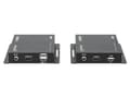 Pikkukuva 3 / 5: Manhattan 1080p HDMI KVM over IP Extender Kit, Extends 1080p@60Hz signal up to 120m with a single Cat6 Ethernet Cable or an IP-enabled network, Trans