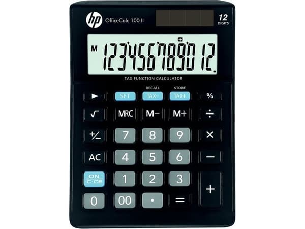 HP OfficeCalc 100 II skrivbordsräknare svart (HP-OC100II/INT BX)