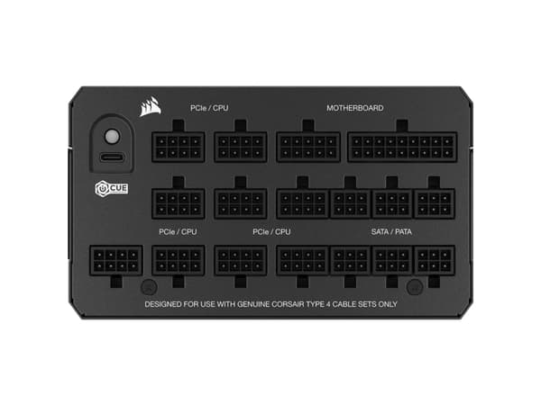 Corsair HX1200i (2025), 1200 Watt, ATX 3.1, PCIe 5.1, Cybenetics PLATINUM, C14