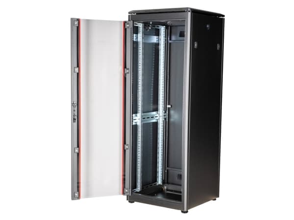 ROLINE 26.21.0225, Fristående rack, 32U, 600 kg, Kuggskenor, Justerbara fötter, 60,9 kg
