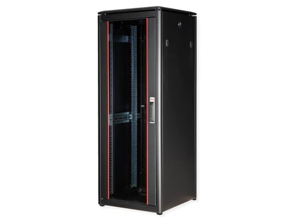 ROLINE 26.21.0225, Fristående rack, 32U, 600 kg, Kuggskenor, Justerbara fötter, 60,9 kg