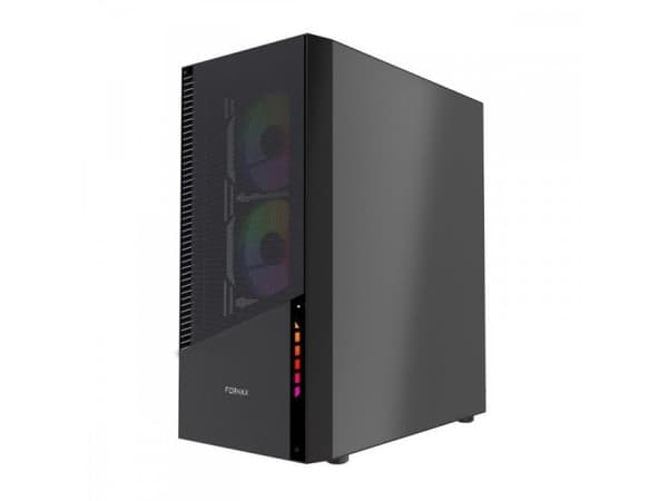 Midi Tower-chassi Fornax 4300 ATX svart