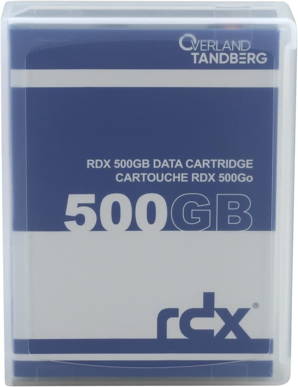 Overland-Tandberg 8541-RDX lagringsmedia för säkerhetskopiering RDX-patron 500 GB
