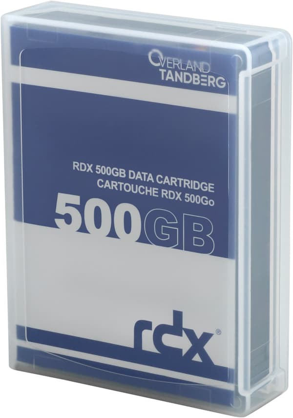 Overland-Tandberg 8541-RDX lagringsmedia för säkerhetskopiering RDX-patron 500 GB