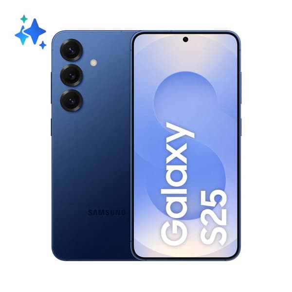 Samsung Galaxy S25 15,8 cm (6.2") Dubbla SIM-kort Android 15 5G USB Type-C 12 GB 128 GB 4000 mAh Marinblå Marinblå