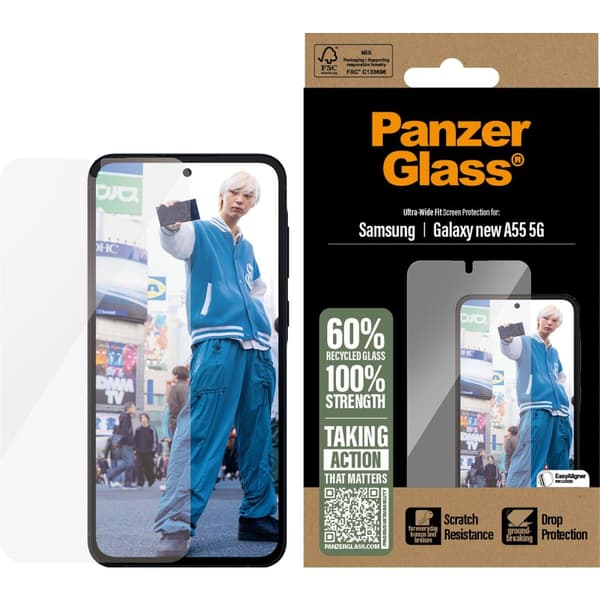 PanzerGlass - Screen Protector Galaxy A55 5G Ultra, UWF